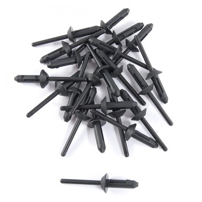 Redline Restomotive® 1987-1993 Mustang GT Side Ground Effects Mounting hardware Rivets