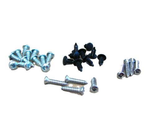 Redline Restomotive® 1958-1960 Ford Thunderbird 29 Piece Console Hardware Kit