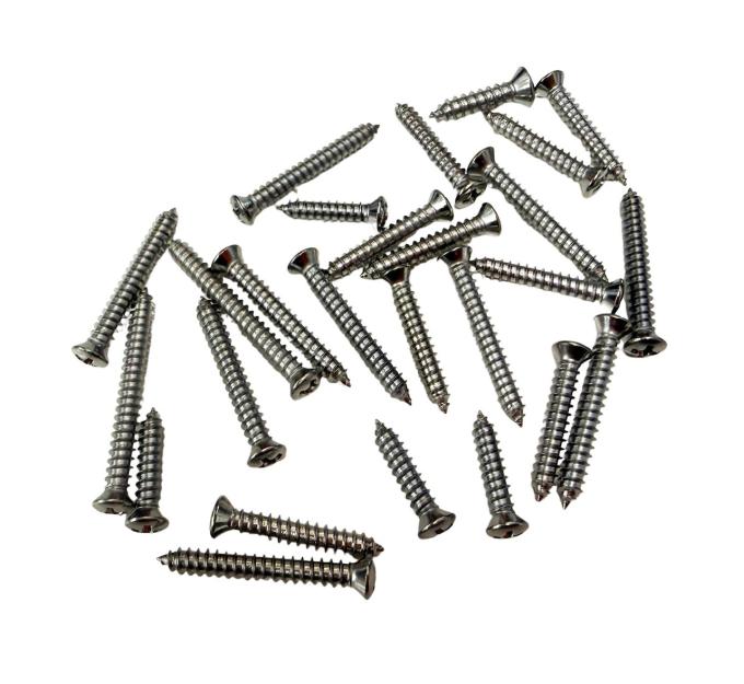 Redline Restomotive® 1955-1957 Chevy Convertible Interior Garnish Molding Trim Screw Set