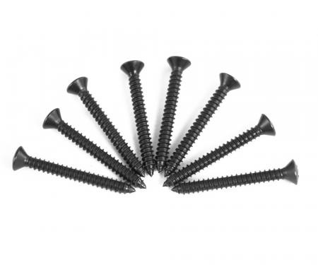 Redline Restomotive® 1979-1993 Ford Mustang 8 Piece Door Step Sill Plate Screw Set