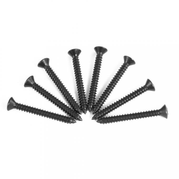 Redline Restomotive® 1979-1993 Ford Mustang 8 Piece Door Step Sill Plate Screw Set