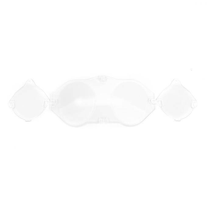 Redline Restomotive® 1969-1970 Ford Mustang Instrument Bezel Lens Set without Tach