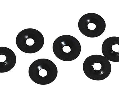 Redline Restomotive® 1968-1975 Chevrolet Corvette 8 Piece Rear Bumper Letters Pushnut Set