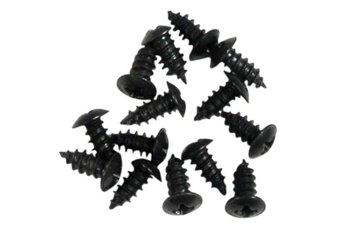 Redline Restomotive® 1963 Chevrolet Corvette Weatherstrip Screw Set Above Door on Body