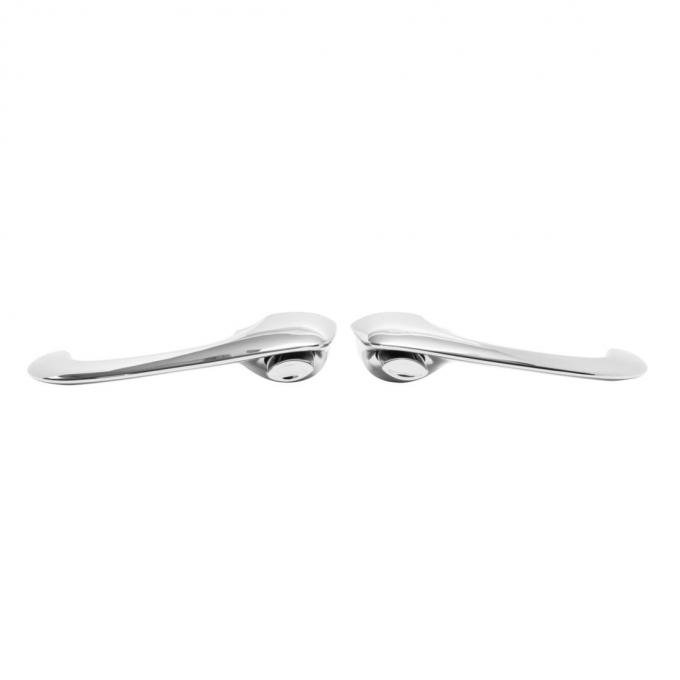 Redline Restomotive® Chevelle/El Camino 64-67 (Exc.66, 67 Ft.) Outer Door Handle, LH - Ft./RR. (Incl. Push Button) LG-00-466-A/LH