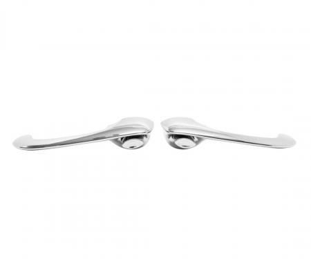 Redline Restomotive® Chevelle/El Camino 64-67 (Exc.66, 67 Ft.) Outer Door Handle, LH - Ft./RR. (Incl. Push Button) LG-00-466-A/LH