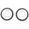 Redline Restomotive® Chevy P/U 47-55 1st Series Headlamp Bezel - Pair, Stainless LG-TP-437