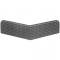Redline Restomotive® Camaro 74-77 RS/Z-28 Grille Upper (P) - Black LG-80-006-1