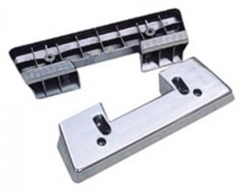 Redline Restomotive® A-Body 64-67, Nova 62-64, Corvette 62-64 Ft. Armrest Bases - Pair (Chrome) LG-80-831-A