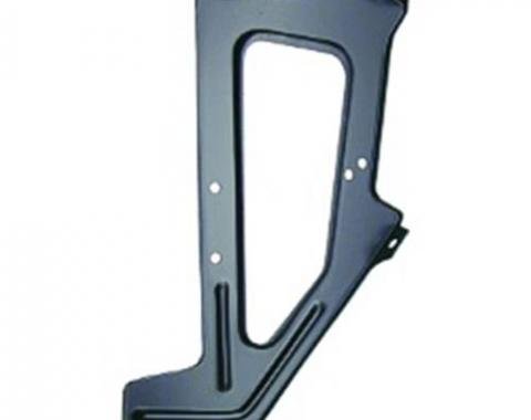 Redline Restomotive® 1967-1968 Chevrolet Camaro Hood Latch Release Support Brace / Bracket