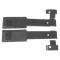 Redline Restomotive® GM A-Body 71-72 Bucket Seat Mounting Brackets (4-Pieces Set) LG-00-206