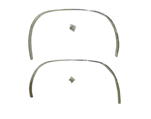Redline Restomotive® 1969 Camaro / Firebird Rear Left and Right Wheel Opening Molding