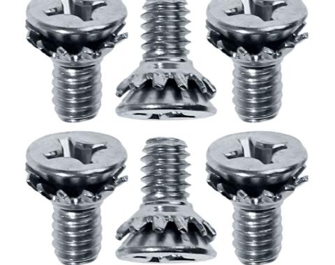 Redline Restomotive® 1964-1970 Ford Mustang Door Latch Screw Kit