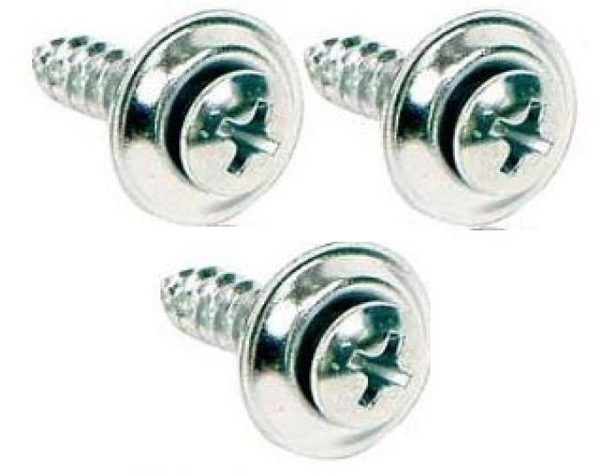Redline Restomotive® 1967-1969 Camaro / Firebird Rear Seat Back Fold Down Partition Trim Screw Set