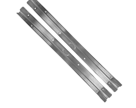 Redline Restomotive® 1968-1979 Chevrolet Chevy II / Nova 2 Door Left and Right Sill Plate without Fisher Emblem
