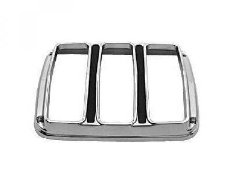 Redline Restomotive® Mustang 64-66 Taillight Bezel Chrome/Blk, Left or Right LG-10-072