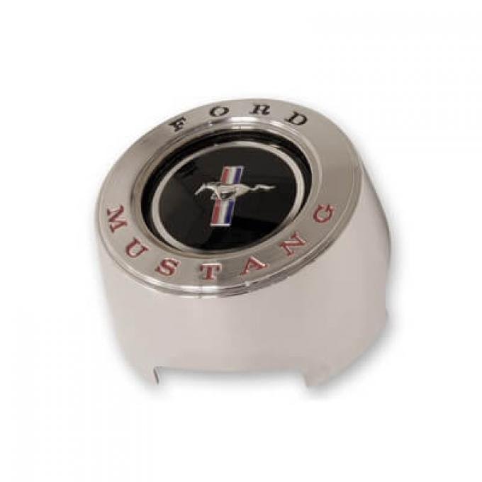 Redline Restomotive® Mustang 64-66(woodgrain, Center Cap Assy Steering Wheel Horn Button ( LG-10-381