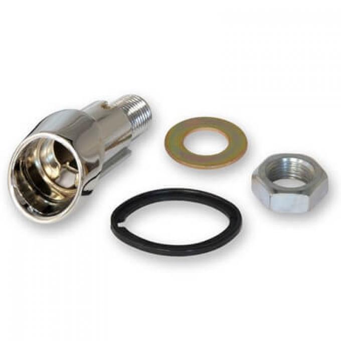 Redline Restomotive® Mustang 64-66 Trunk Lock Cylinder Sleeve LG-10-488
