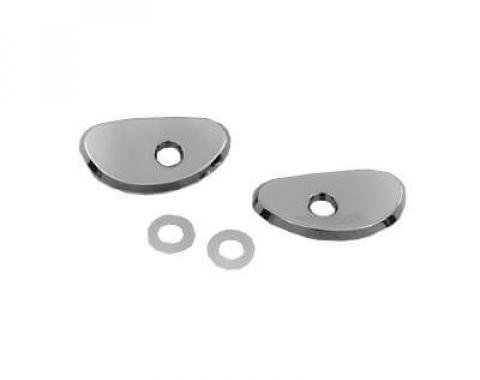 Redline Restomotive® Mustang 65-66 w/Pony Interior (1 Pair) Inside Door Handle Escutcheons LG-10-415