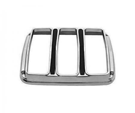 Redline Restomotive® Mustang 64-66 Taillight Bezel Chrome/Blk, Left or Right LG-10-072