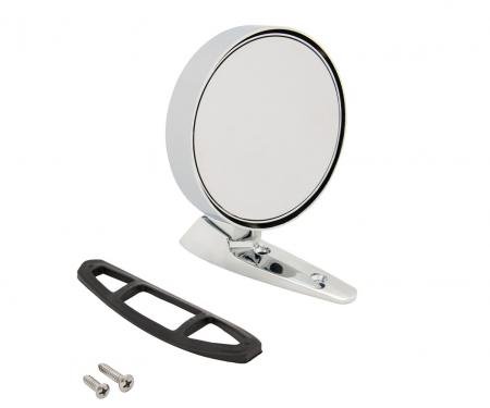 Redline Restomotive® Mustang 64-66 Outside Mirror - RH, Manual Ctl LG-10-101/RH