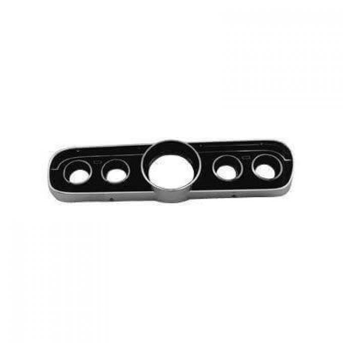 Redline Restomotive® Mustang 65-66 Gt Instrument Bezel - Black LG-10-510
