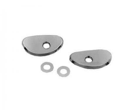 Redline Restomotive® Mustang 65-66 w/Pony Interior (1 Pair) Inside Door Handle Escutcheons LG-10-415