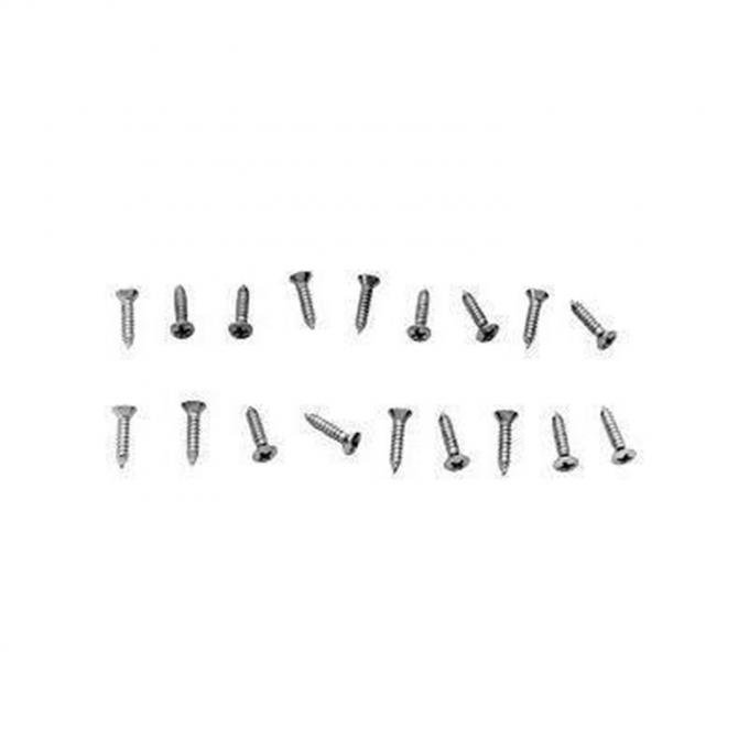 Redline Restomotive® 1964-1968 Ford Mustang Door Sill Screw Kit