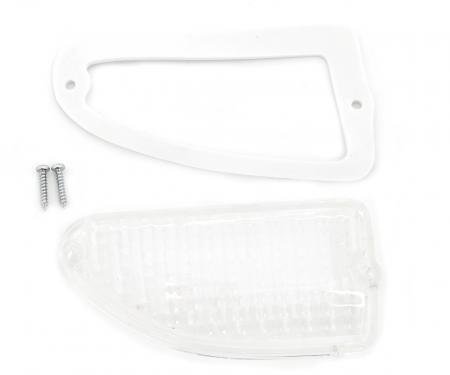 Redline Restomotive® Mustang 69 Parking Lamp Lens (Clear) - RH LG-10-350/RH