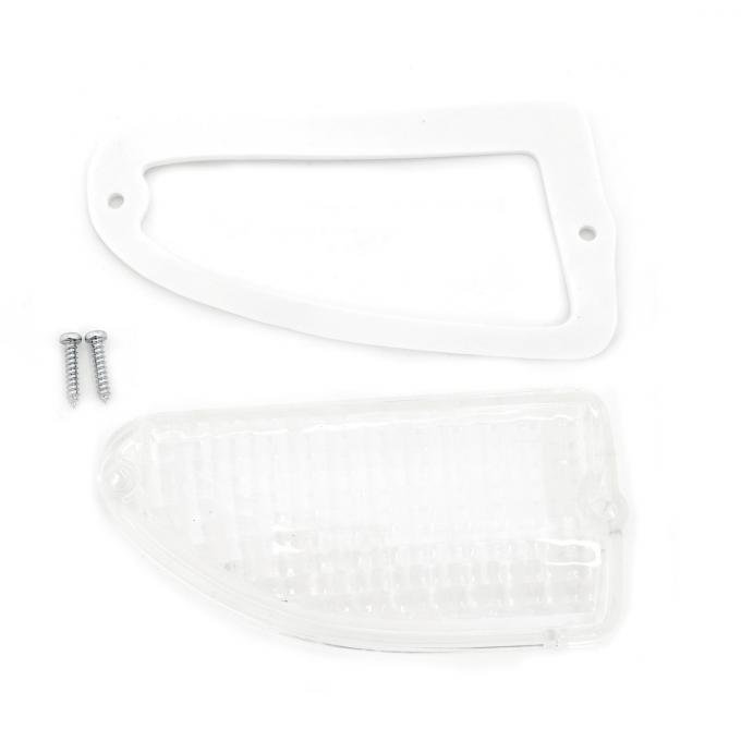 Redline Restomotive® Mustang 69 Parking Lamp Lens (Clear) - RH LG-10-350/RH