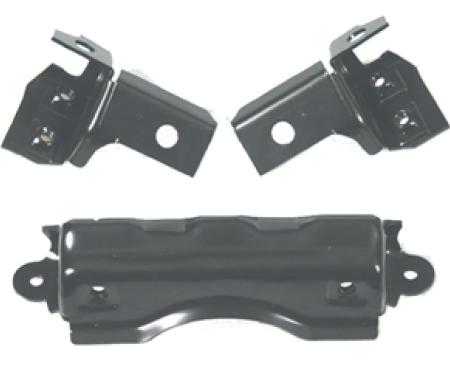 Redline Restomotive® Camaro 69 RR. Bumper Bracket Set - 5 Pcs (Inner+Outer+Center) LG-00-329-A