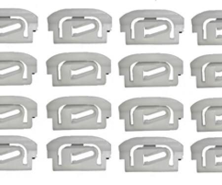 Redline Restomotive® 1975-1981 Camaro / Firebird 24 Piece Plastic Rear Window Molding Clip Set
