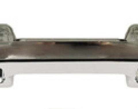Redline Restomotive® Camaro 67 Std., Nova/ Chevrolet 65-67 Ft. Armrest Bases - Pair (Chrome) LG-80-830-A