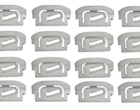 Redline Restomotive® 1975-1981 Camaro / Firebird 24 Piece Plastic Rear Window Molding Clip Set
