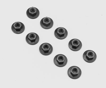 Redline Restomotive® Mopar 1970-1975 Roadrunner / 1970-1971 GTX 10 Piece Front Rubber Bumper Guard Eyebrow Nuts