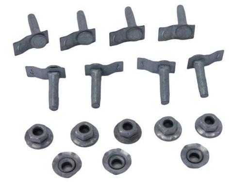 Redline Restomotive® 1967-1969 Camaro / Firebird Tail Light / Lamp Housing Mounting Stud & Nut Set