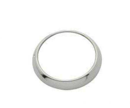 Redline Restomotive® Chevy P/U 47-55 1st Series Headlamp Bezel - Pair, Stainless LG-TP-437