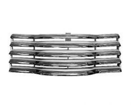 Redline Restomotive® Chevy P/U 47-53 1st Series Grille Assy Chrome w/RR Bkt. LG-TP-414