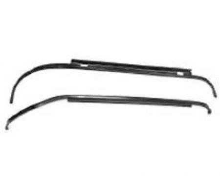 Redline Restomotive® Chevelle 68-72, Monte Carlo 68-72, Buick A-Body 70-72 Trunk Weatherstrip Gutter Set (2-Pieces Set, RH & LH) LG-00-1120-A