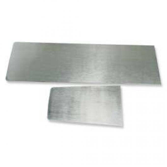 Redline Restomotive® Chevelle/El Camino 68-72 Console Aluminum Inserts Assy. (4 Speed) LG-00-2557-A