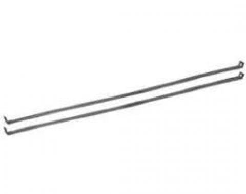 Redline Restomotive® GM A-Body 64-67 Exc. Wagon/El Camino Gas Tank Strap Set (Stainless) LG-00-1331-S-A