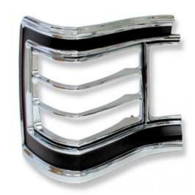 Redline Restomotive® Malibu/SS-396 67 exc.wagon/El Camino Tail Lamp Bezel - LH (w/o Gasket) LG-00-706/LH