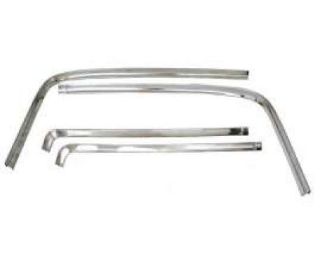 Redline Restomotive® GM A-Body 66-67 2dr (4-Pieces Set) ( RR. Window Reveal Moulding Set LG-00-1469-A