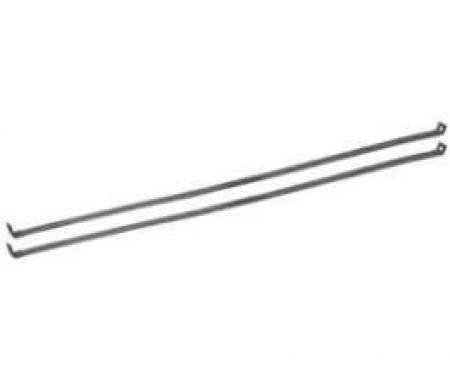 Redline Restomotive® GM A-Body 64-67 Exc. Wagon/El Camino Gas Tank Strap Set (Stainless) LG-00-1331-S-A