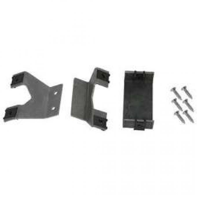 Redline Restomotive® Chevelle/El Camino 66-67 A/T Console Mounting Bracket Set (2-Pieces Set, w/Hardware) LG-00-1342-A