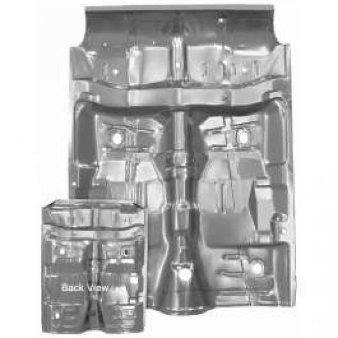 Redline Restomotive® GM A-Body 64-67 Floor - Oe Type (w/o Braces & Brackets) LG-00-1013-B