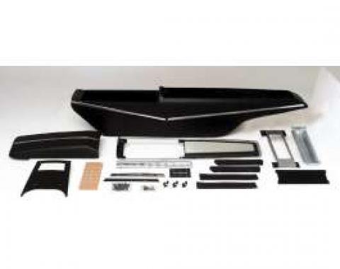 Redline Restomotive® Chevelle/El Camino 68-69 Automatic Trans. (Also Incl. Sealing Strip Kit & Shifter Dial Plate) Center Console Kit - Incl. Console Base, RR. Light Panel, Console Door & Hinge, Top Plate ( LG-00-2597-A