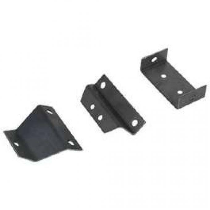Redline Restomotive® Chevelle/El Camino 66-67 M/T (3-Pieces, ( Console Mounting Bracket Set LG-00-1381-A