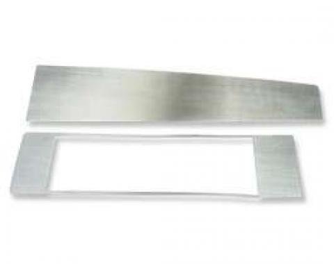 Redline Restomotive® Chevelle/El Camino 68-72 Console Aluminum Inserts Assy. (Automatic) LG-00-2558-A