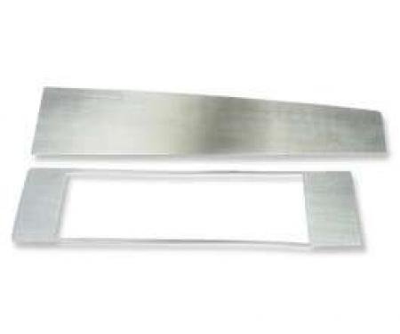 Redline Restomotive® Chevelle/El Camino 68-72 Console Aluminum Inserts Assy. (Automatic) LG-00-2558-A